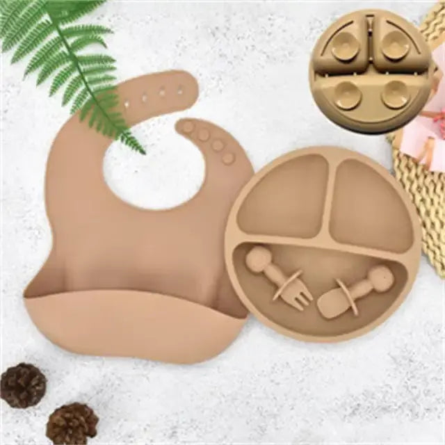 Baby Silicone Plate Set