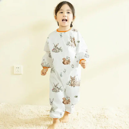 Baby Waterproof Cartoon Overalls Lightweight One-Piece