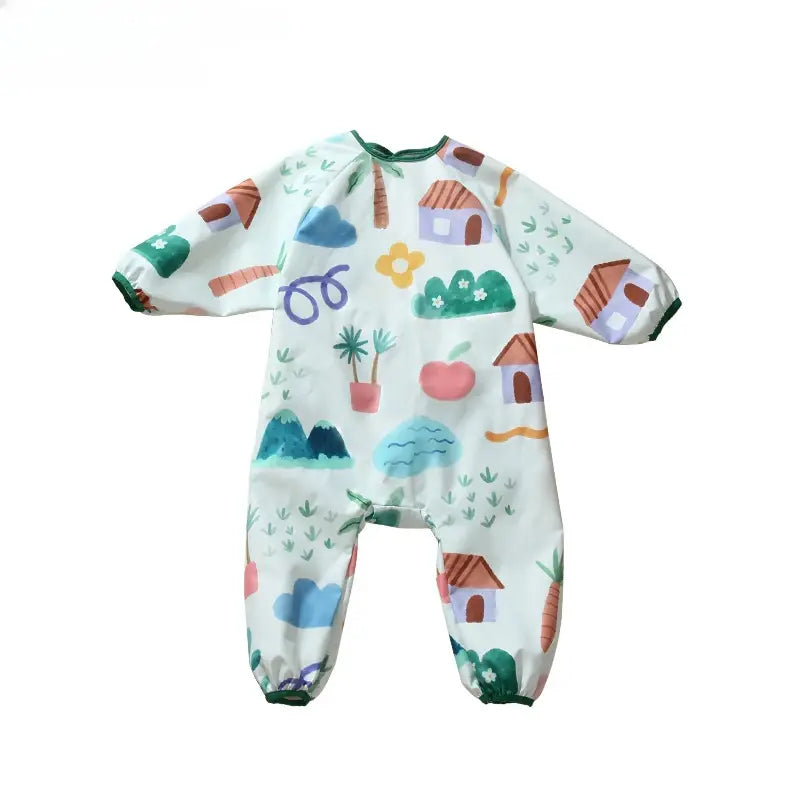 Baby Waterproof Cartoon Overalls Lightweight One-Piece