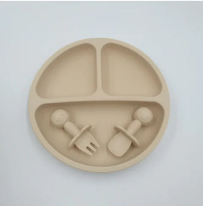 Baby Silicone Plate Set